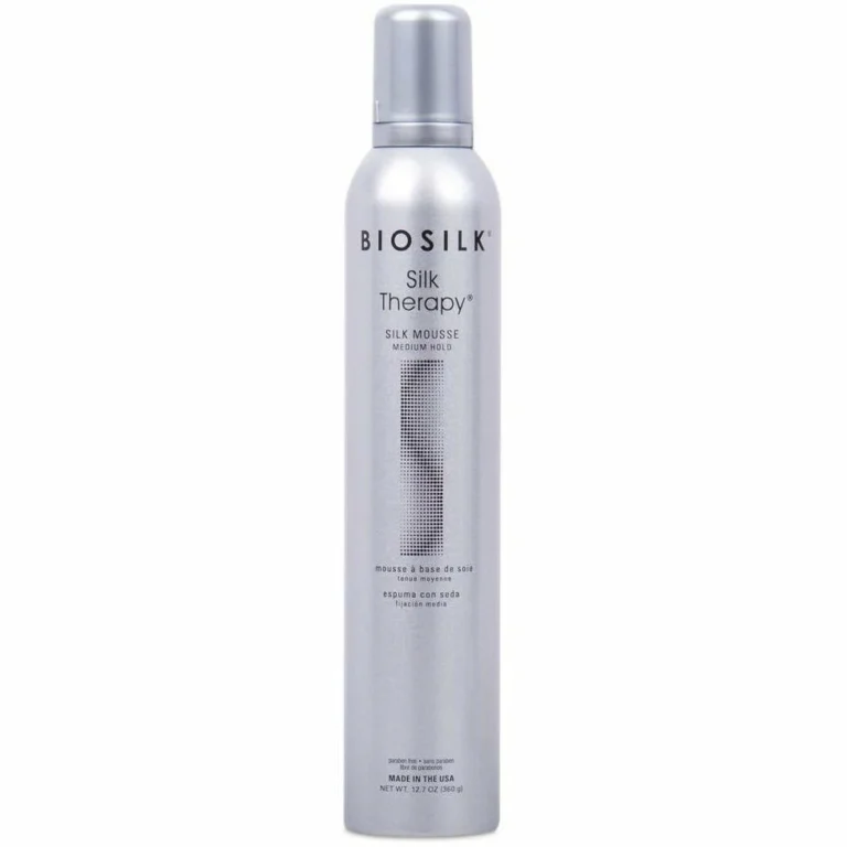 Hair Mousse for Volume and Styling Professional Silk-Infused Formulas biosilk